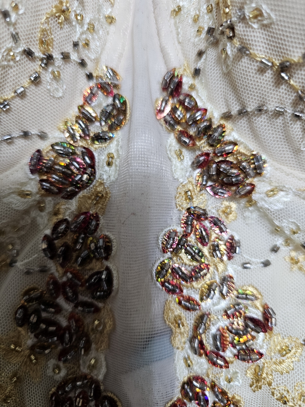 Marciano Ivory Strapless Embellished Bustier Top - Picture 3 of 3